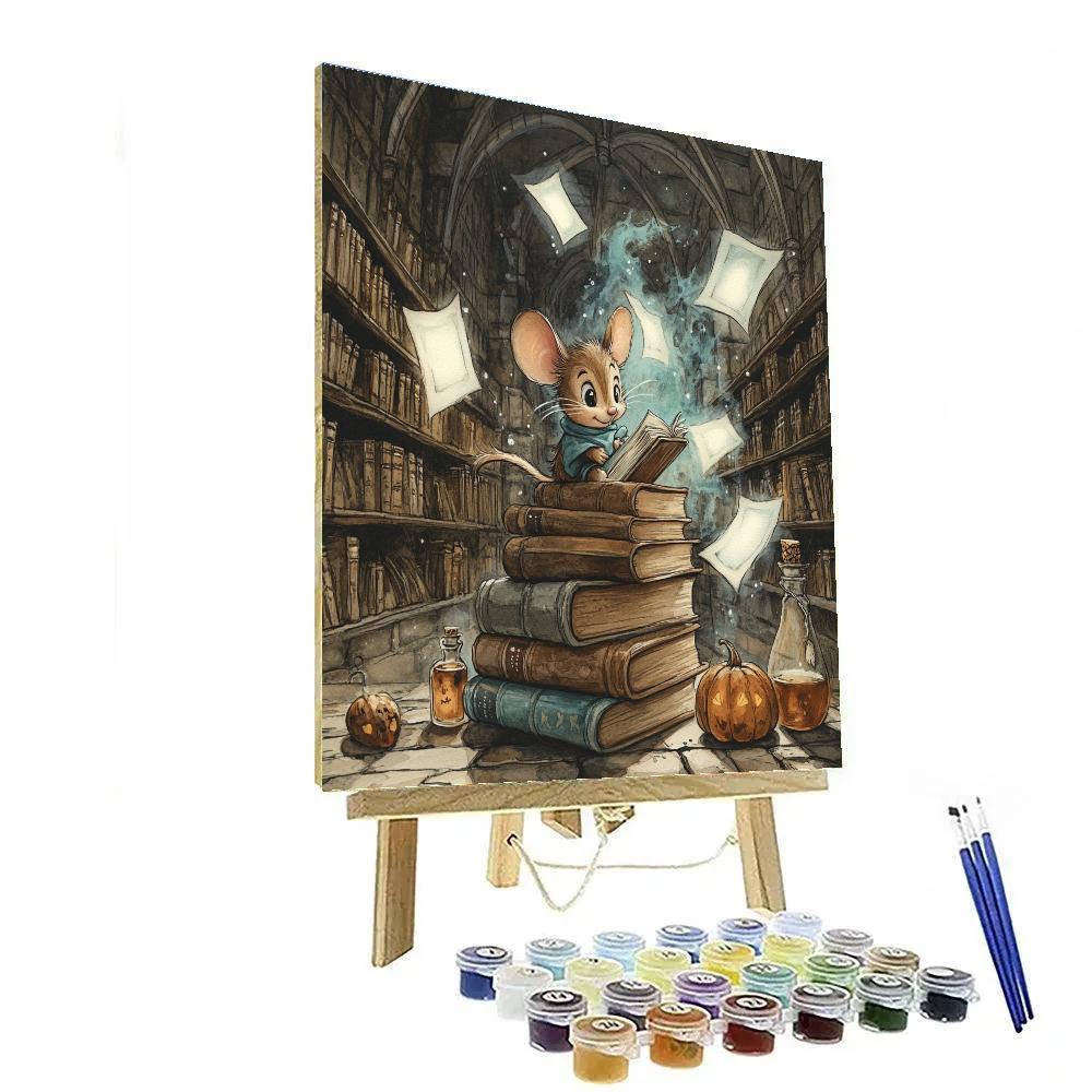 Spellbound Library Of Midnight Stories Number painting