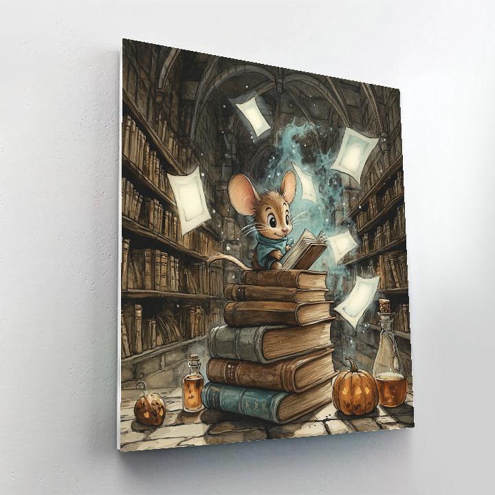Spellbound Library Of Midnight Stories Number painting