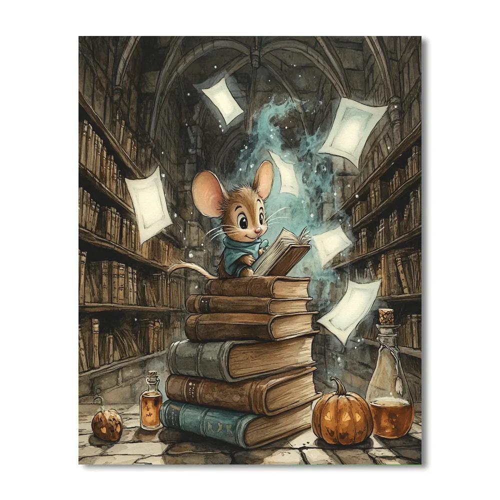 Spellbound Library Of Midnight Stories Number painting