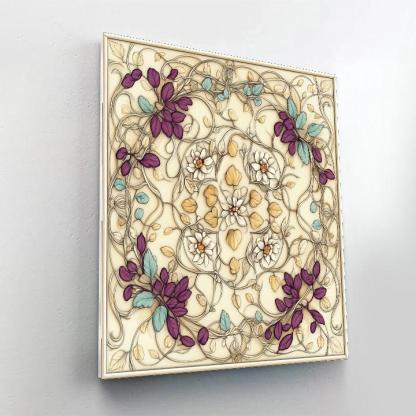 Alphonse Mucha Inspired Harmony Of The Seasons Ornament paint by numbers