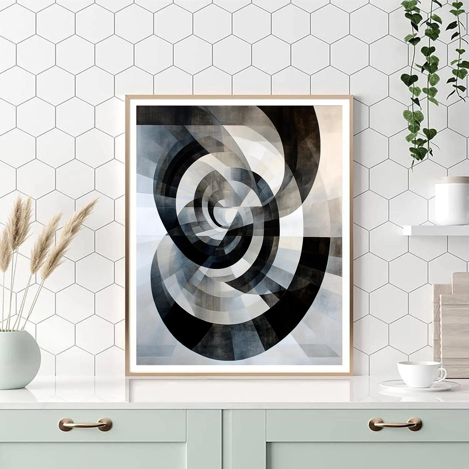 M.C. Escher Inspired Geometry Of Time Paint by numbers art