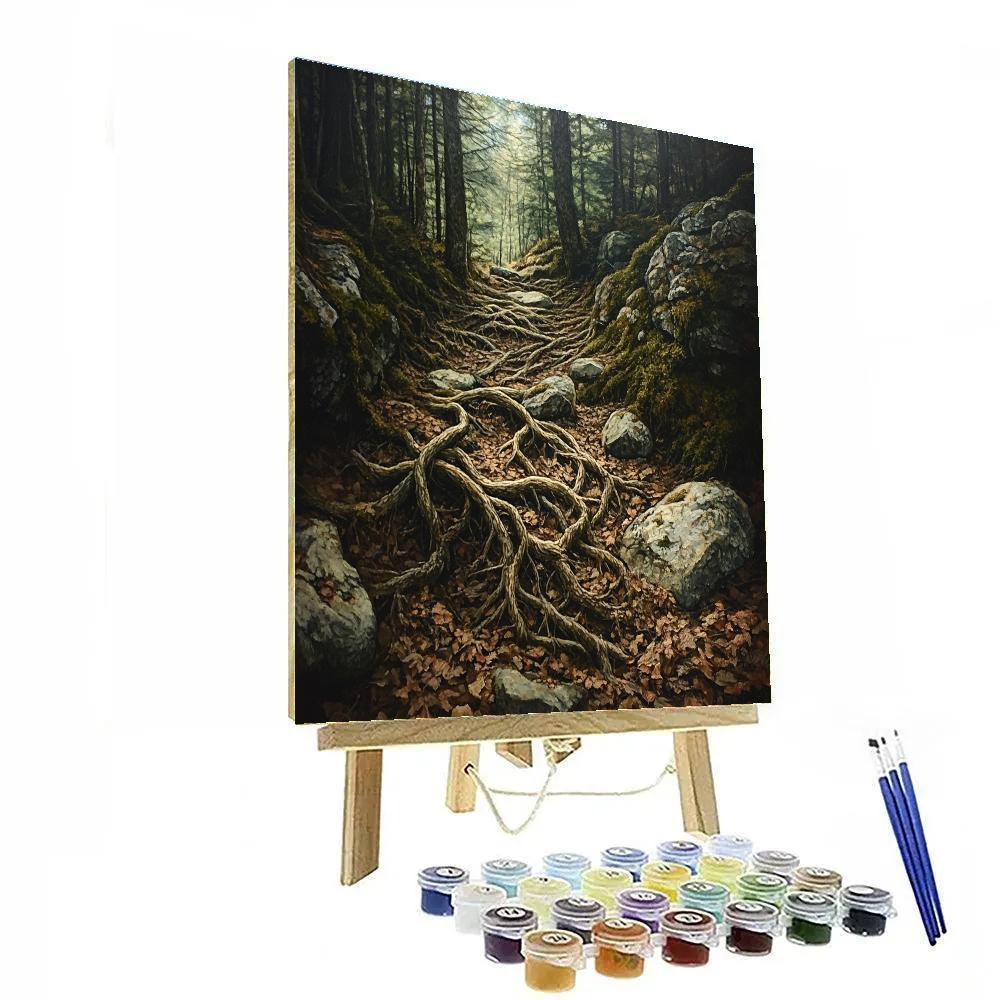 Arthur Lismer Inspired Tangled Undergrowth Study Number painting