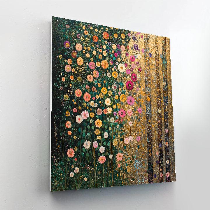 Klimt Inspired Floral Fantasy Paint by numbers art