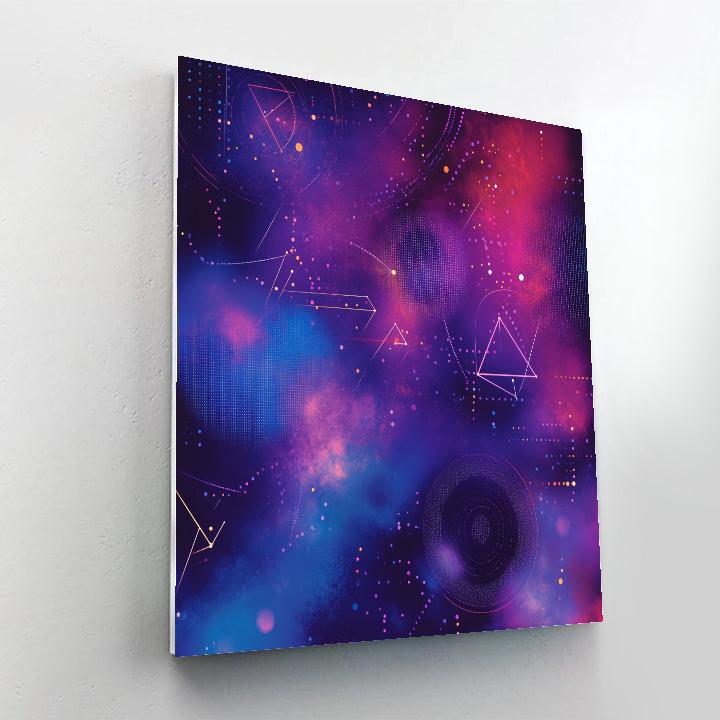 Kandinsky Inspired Nebula Patterns paint by number