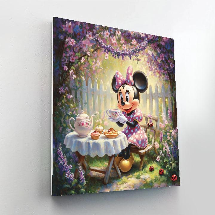 Minnie Mouse Tea Garden paint by color
