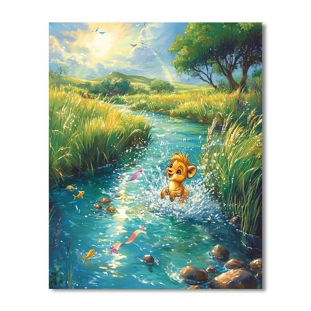 Nala River Adventure paint by color