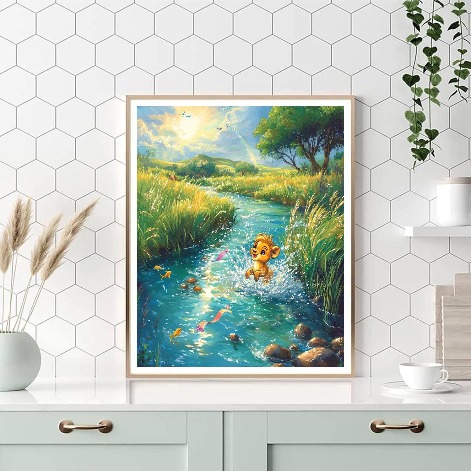 Nala River Adventure paint by color