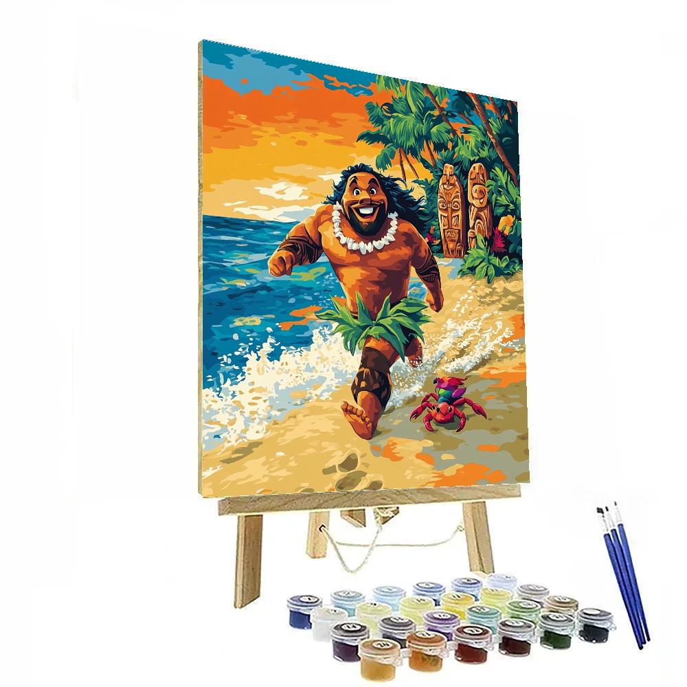 Maui Island Sun Run paint by number