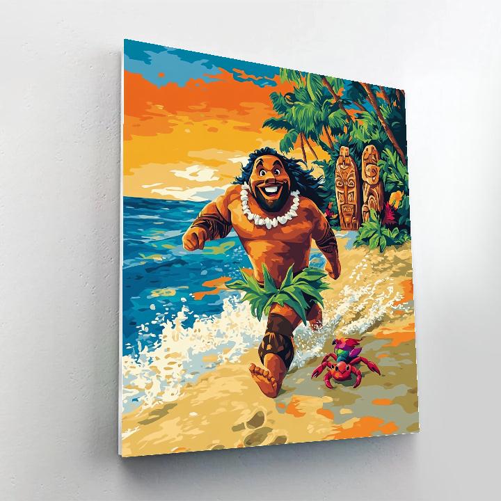 Maui Island Sun Run paint by number