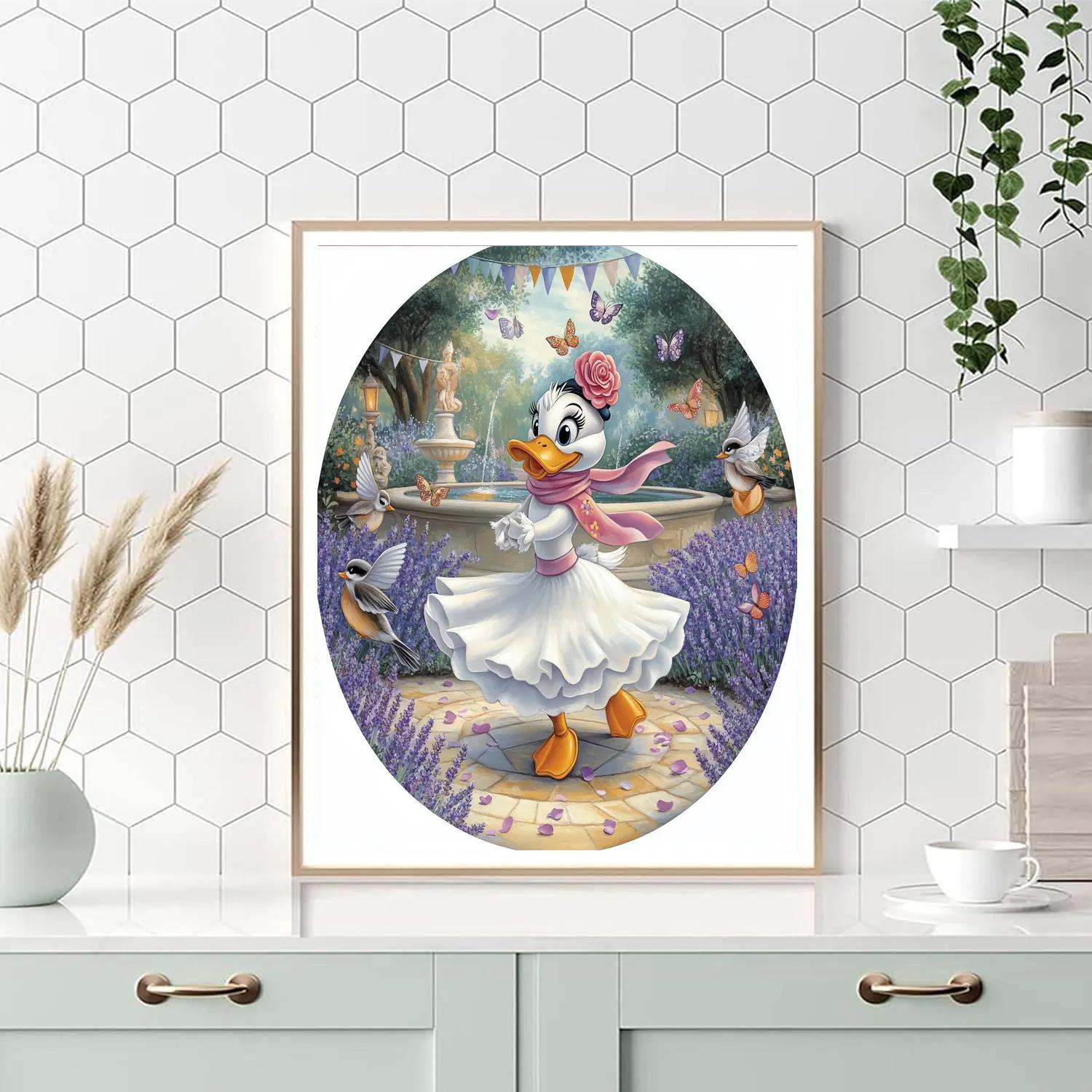 Daisy Duck Garden Dance Number painting