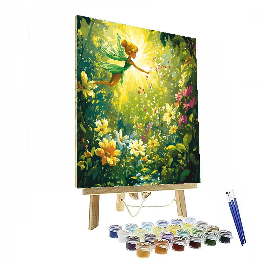 Tinker Bell And Fairy Garden Play Number painting
