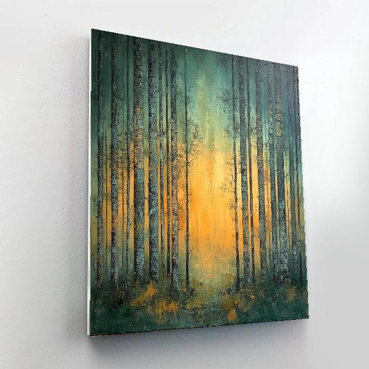 Max Ernst Inspired Veiled Forest Abstraction Paint by numbers kits