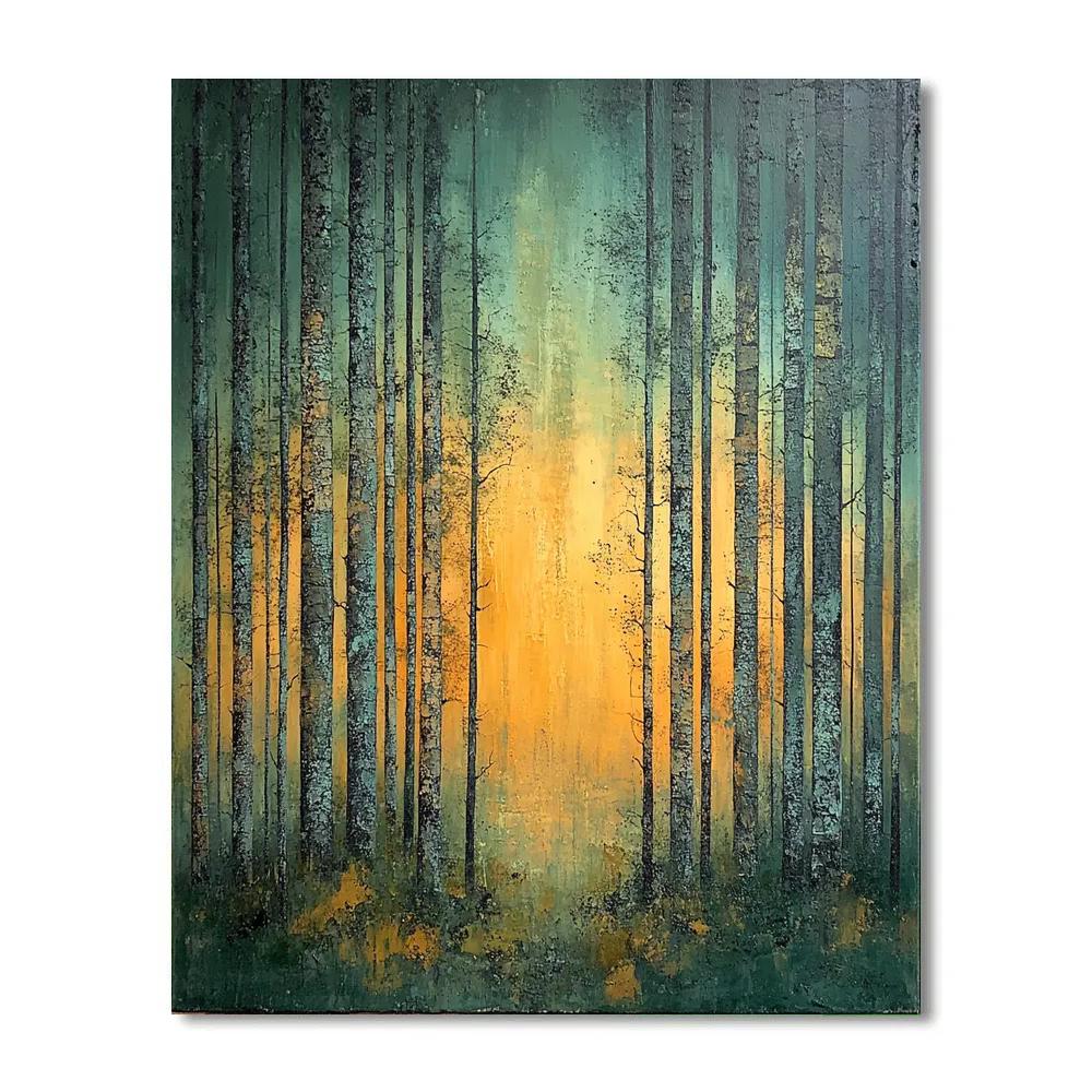 Max Ernst Inspired Veiled Forest Abstraction Paint by numbers kits