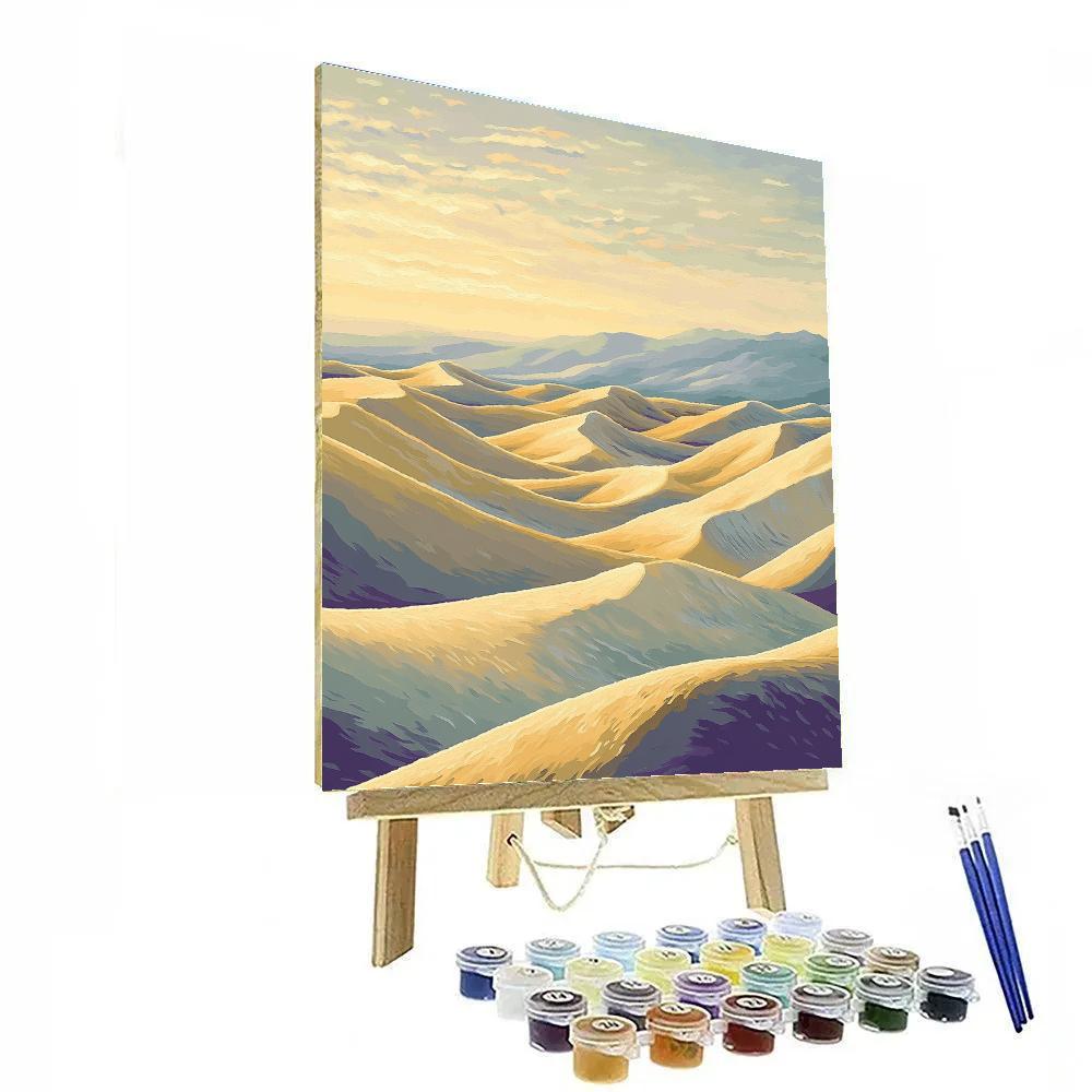 Georges Seurat Inspired Dune Light Panorama Paint by numbers kits