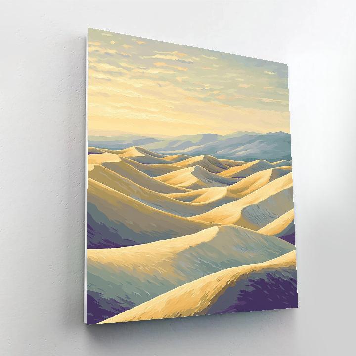 Georges Seurat Inspired Dune Light Panorama Paint by numbers kits