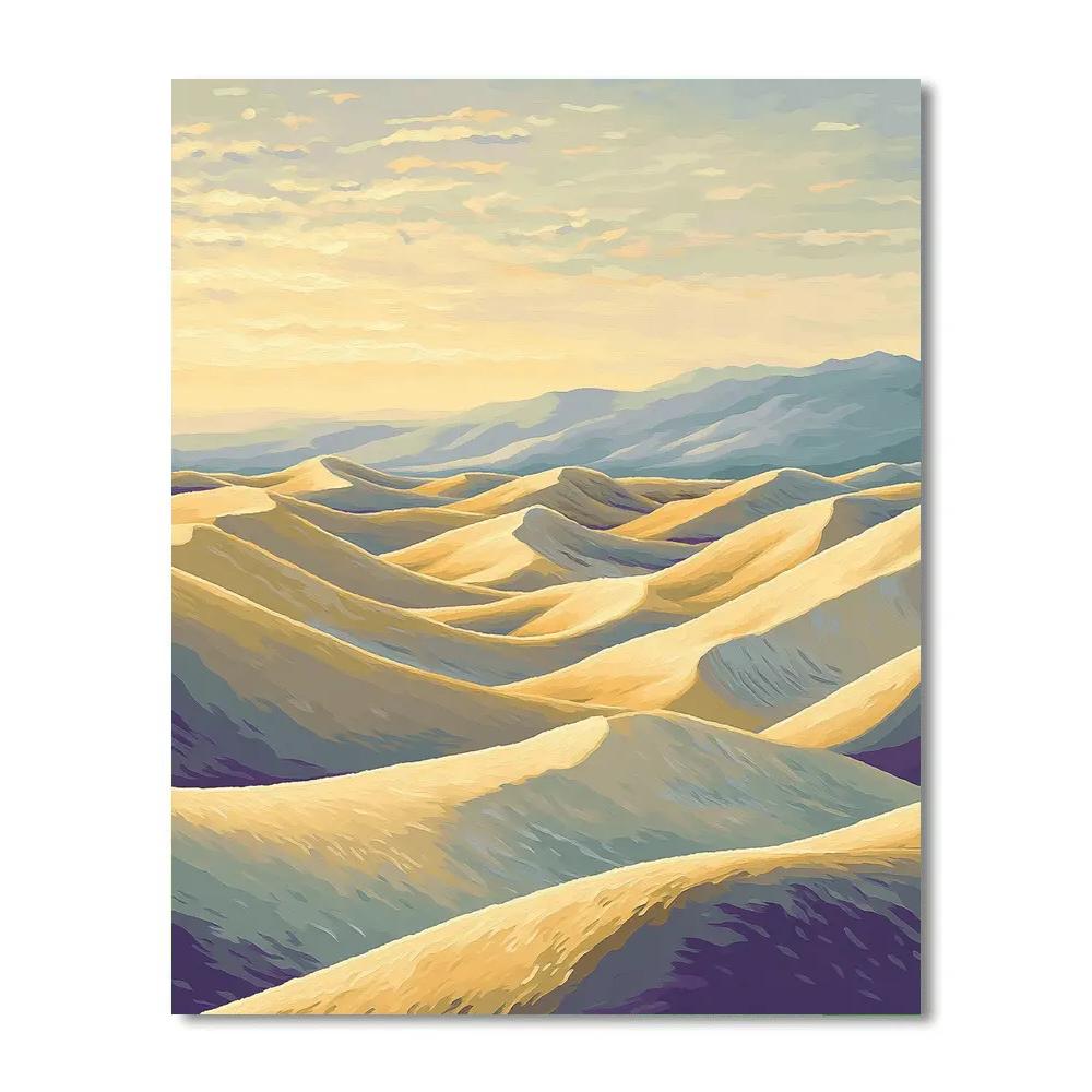 Georges Seurat Inspired Dune Light Panorama Paint by numbers kits