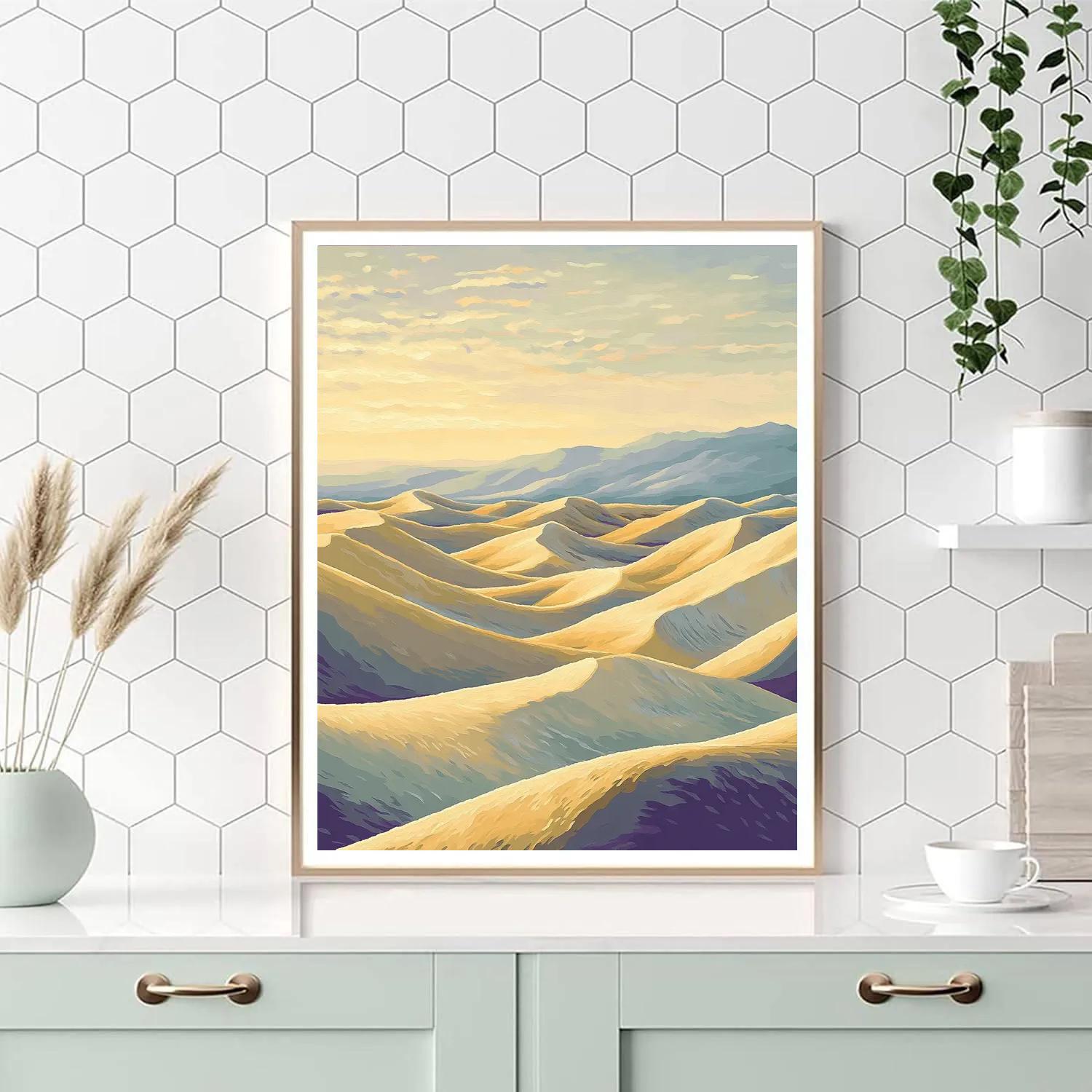 Georges Seurat Inspired Dune Light Panorama Paint by numbers kits