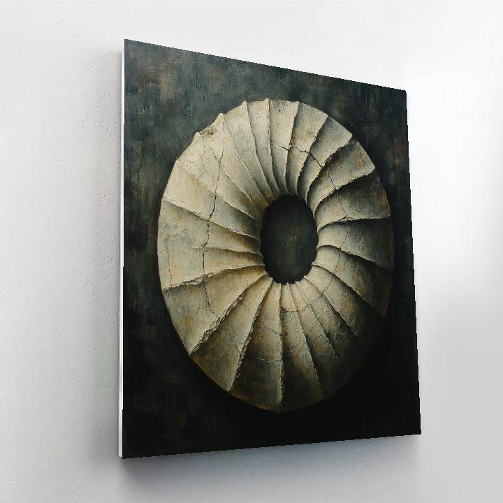Caravaggio Inspired Lunar Fossil painting number kit