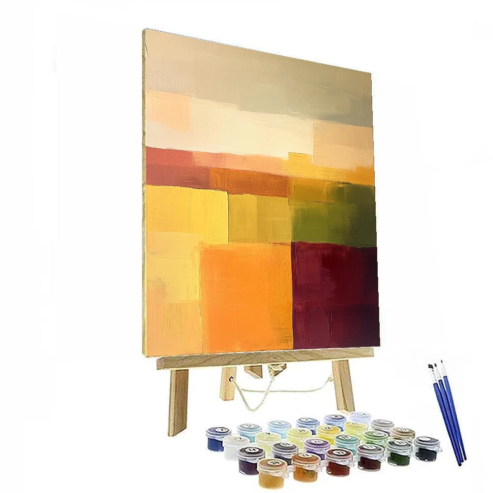 Mark Rothko Inspired Autumnal Stillness Numbered painting kits
