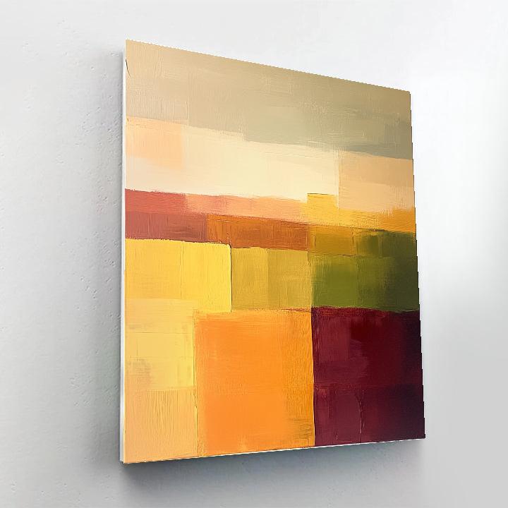 Mark Rothko Inspired Autumnal Stillness Numbered painting kits