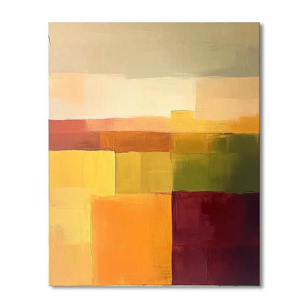 Mark Rothko Inspired Autumnal Stillness Numbered painting kits