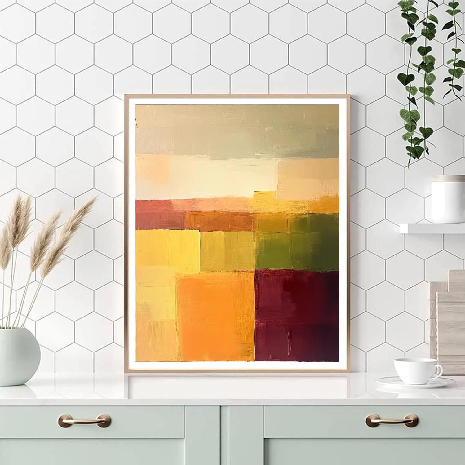 Mark Rothko Inspired Autumnal Stillness Numbered painting kits