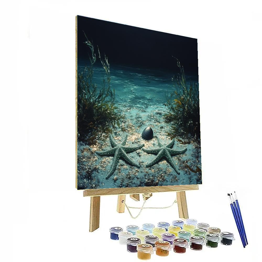 Caravaggio Inspired Tidal Reliquary Number painting