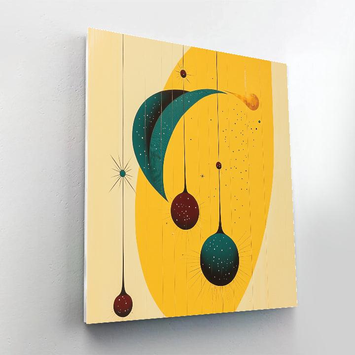 Joan Miró Inspired Dreamscape Orbit paint by number