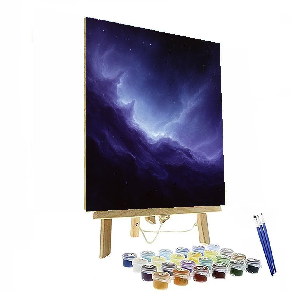Caravaggio Inspired Celestial Nebula Study Numbered painting kits