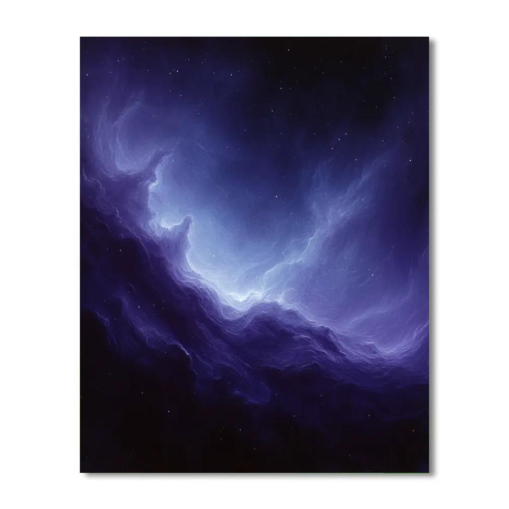 Caravaggio Inspired Celestial Nebula Study Numbered painting kits