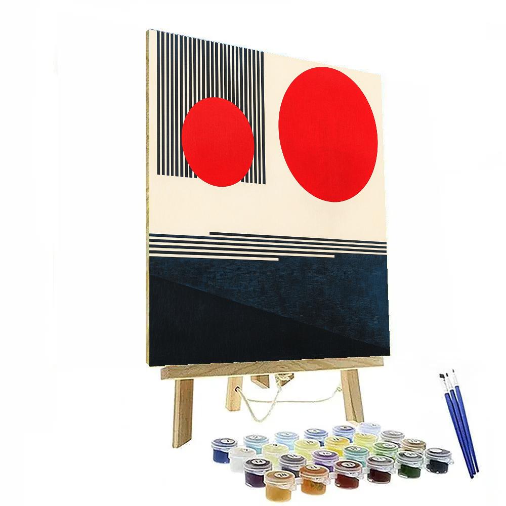 Kazimir Malevich Inspired Harmony Of Primitives paint by number