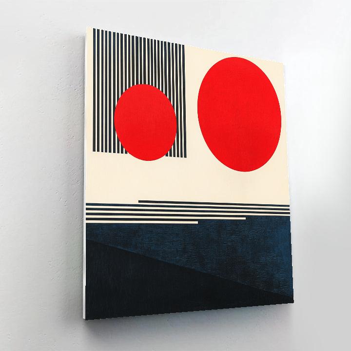 Kazimir Malevich Inspired Harmony Of Primitives paint by number