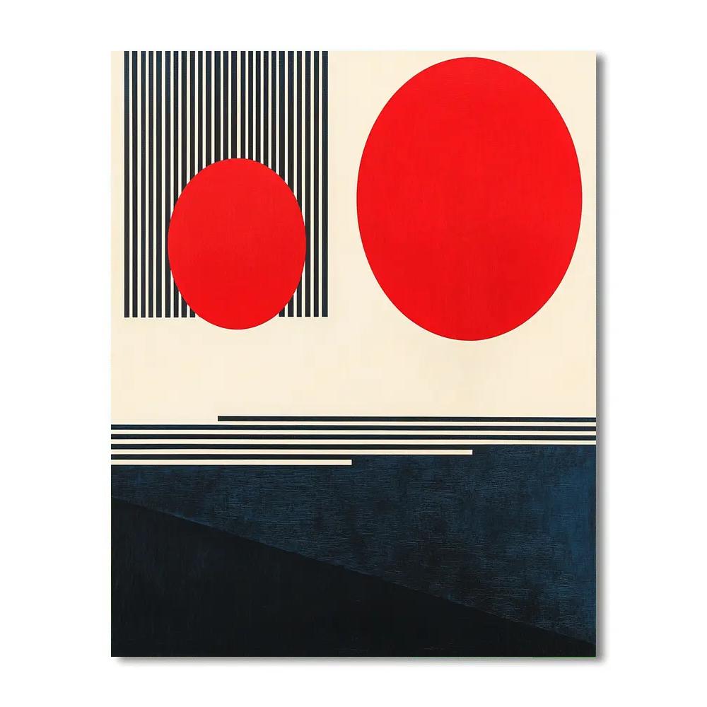 Kazimir Malevich Inspired Harmony Of Primitives paint by number