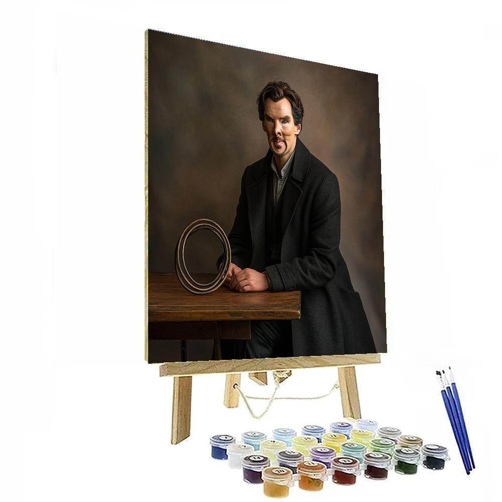 Benedict Cumberbatch: Navigating The Sorcerers Mindscapes Paint by numbers art
