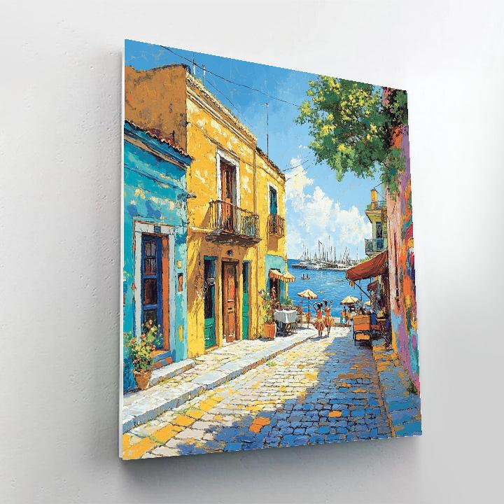Colorful Houses Of Caminito Buenos Aires Argentina paint by numbers
