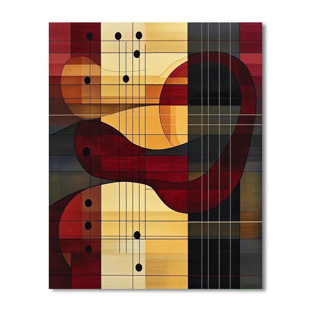 Paul Klee Inspired Silent Orchestra Paint by numbers art