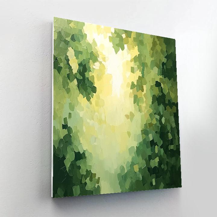 Paul Cézanne Inspired Verdant Abstracts Paint by numbers art