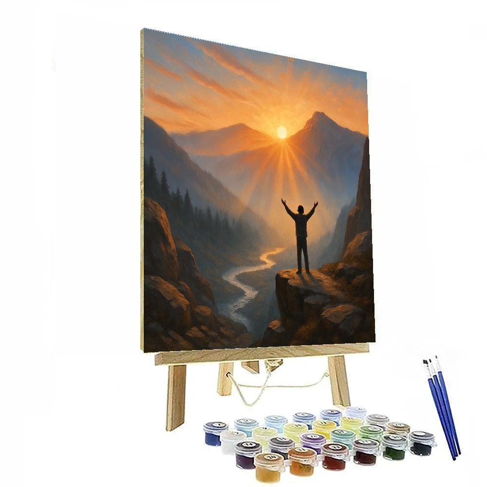 Inspire Rising Dawn DIY paint by numbers