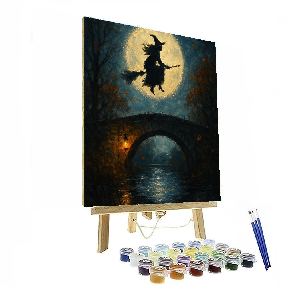 Witchlight Over Hollow Bridge Numbered painting kits