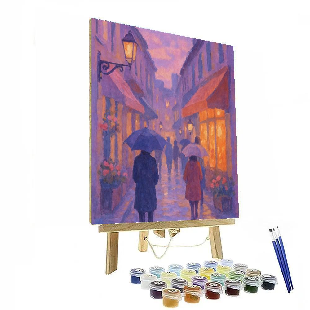 Lantern Alley Pastel Walk paint by color