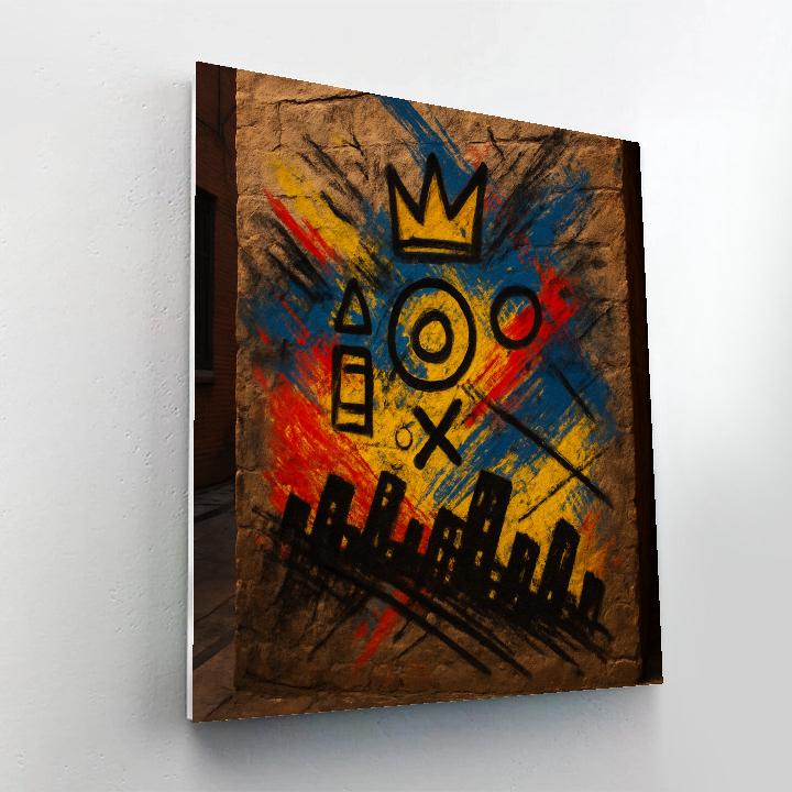 Basquiat Crown Reverie paint by number