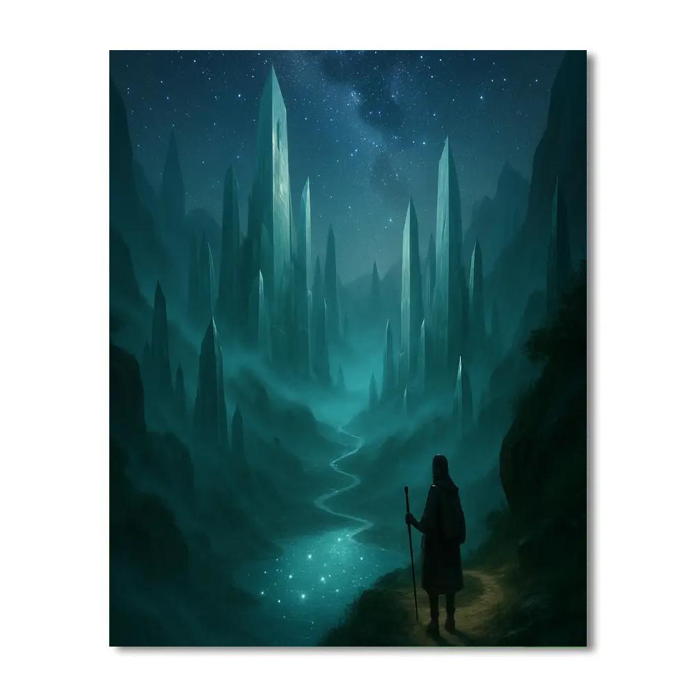 Fantasy Starborne Vale paint by color
