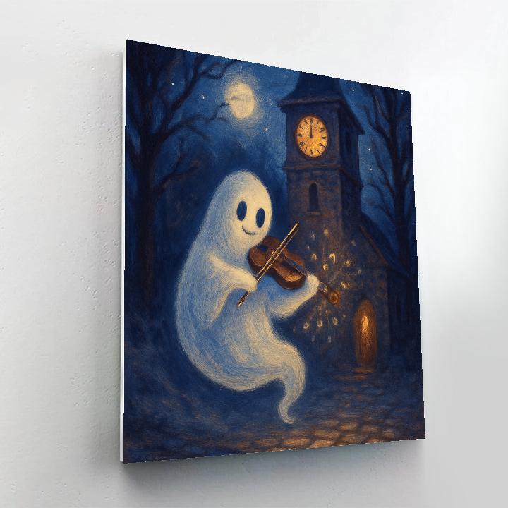 Clocktower Ghost Serenade DIY paint by numbers