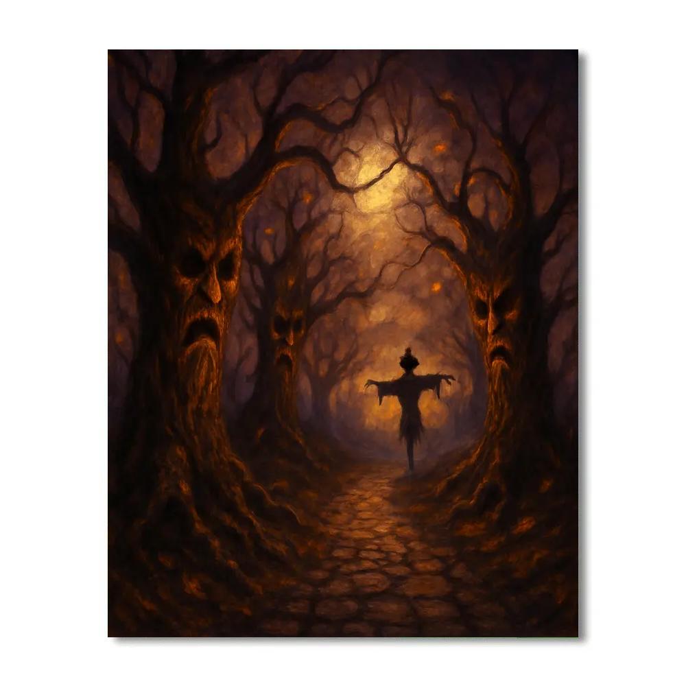 Twisted Oak Watchers paint by color