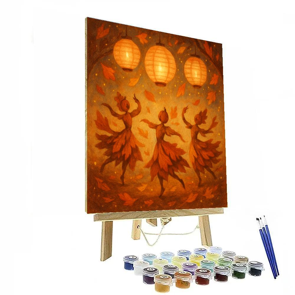 Harvest Night Lantern Ballet DIY paint by numbers