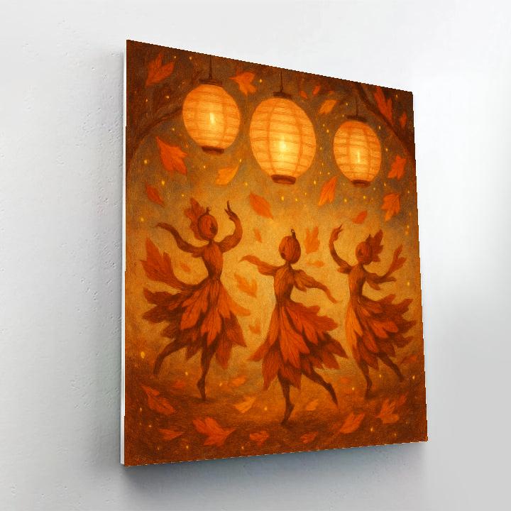 Harvest Night Lantern Ballet DIY paint by numbers