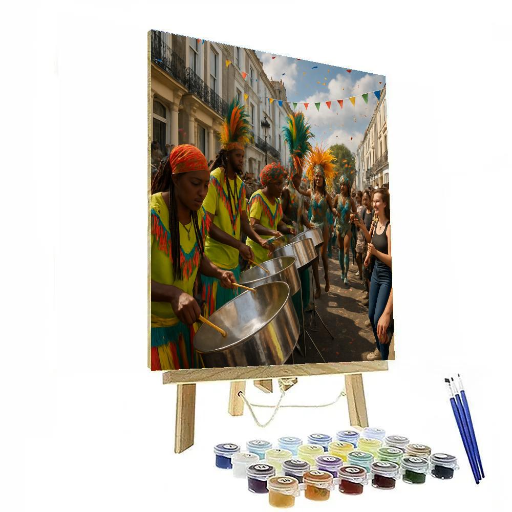 Notting Hill Carnival Steelband Rhythm painting number kit