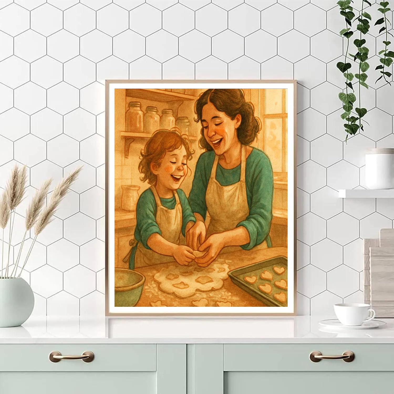 Cooking Together Kitchen Joy Paint by numbers kits