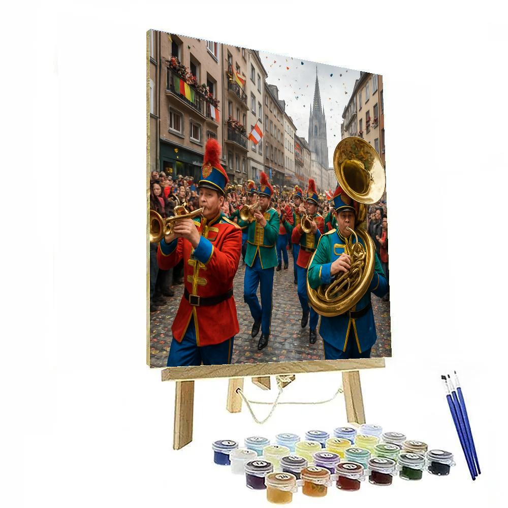 Karneval Cologne Brass Parade Numbered painting kits