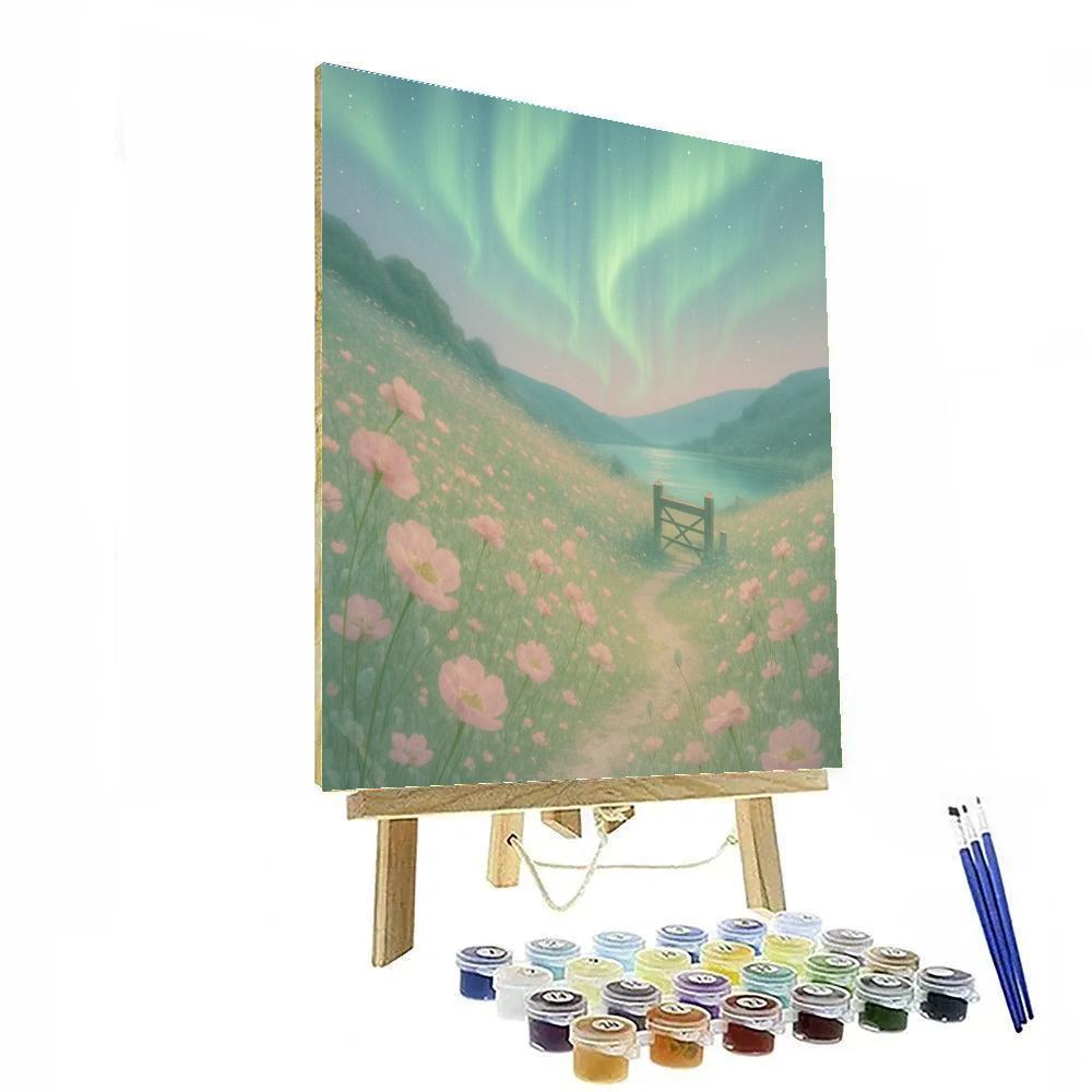 Flower Aurora Meadow paint by color
